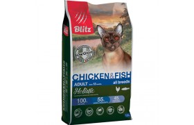 Для кошек Blitz Holistic Chicken & Fish 5 кг.
